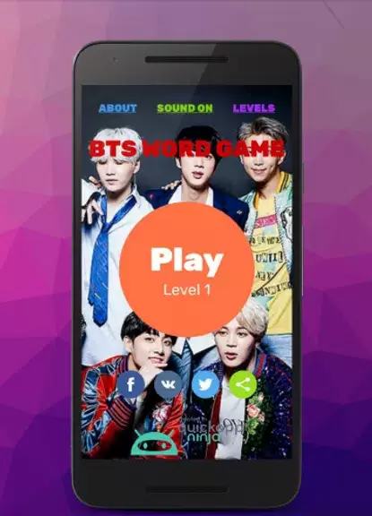 BTS WORD GAME Ảnh chụp màn hình 1