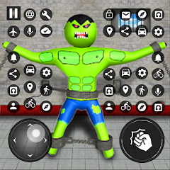 Incredible Monster: Superhero Prison Escape Games