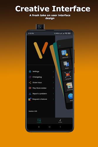 Vaux - Video and Audio Editor Скриншот 3