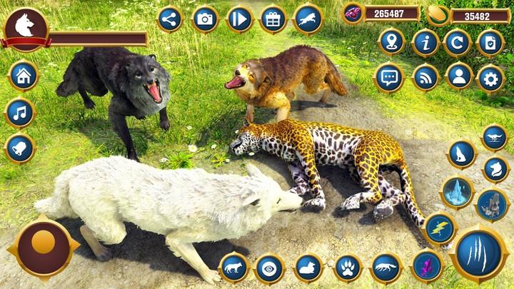 Arctic Craft Wolf Family Sim ภาพหน้าจอ 4