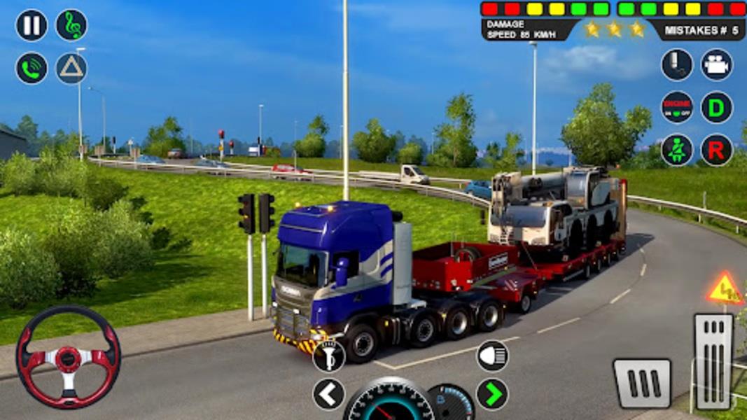 Europe Truck Simulator Driving Captura de tela 3