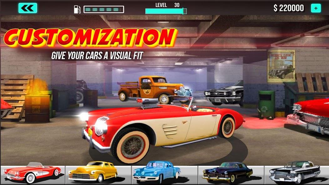 Classic Car Games Race America Mod Schermafbeelding 4