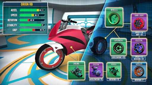 Gravity Rider: Space Bike Race Tangkapan skrin 3