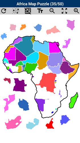 Africa Map Puzzle应用截图第3张