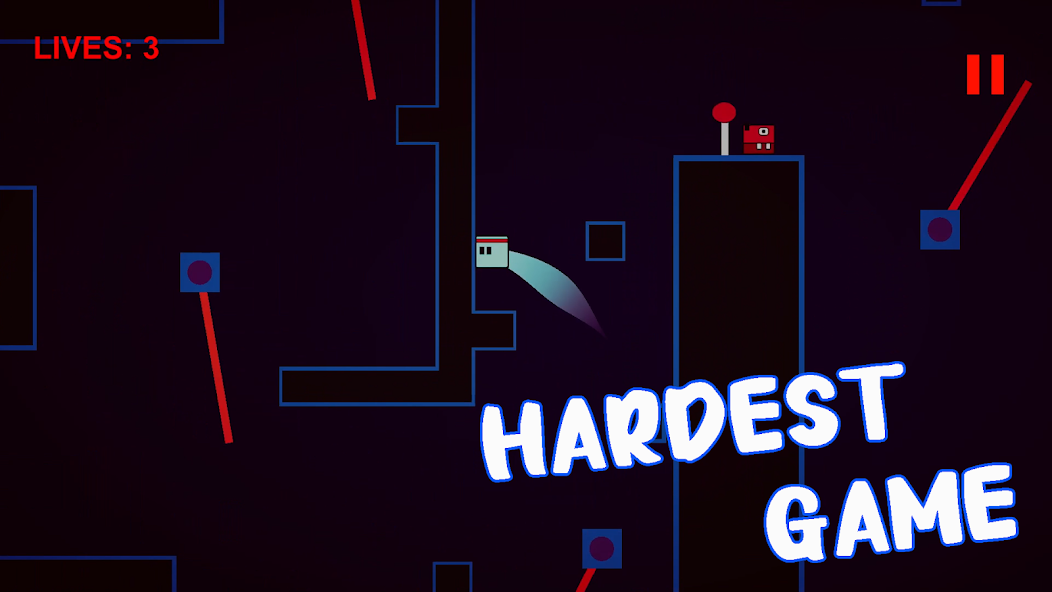 Unfair Square - the hard game Mod Captura de tela 1