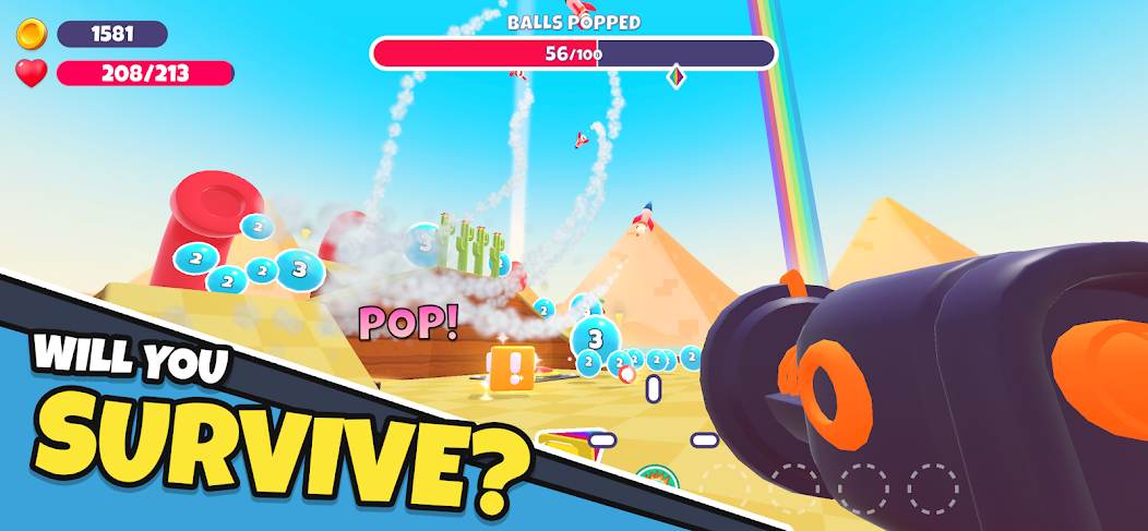 Super Balls 3D Mod ဖန်သားပြင်ဓာတ်ပုံ 2
