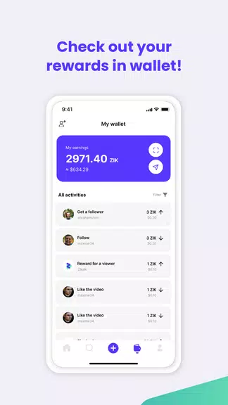 ZikTalk : Play to Earn应用截图第4张