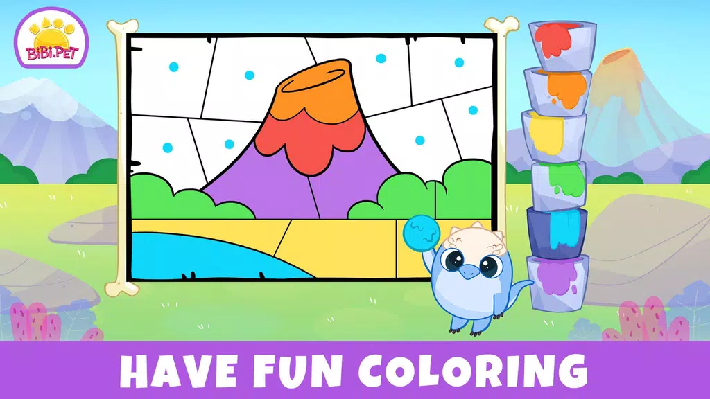 Bibi Dinosaurs games for kids Captura de pantalla 1