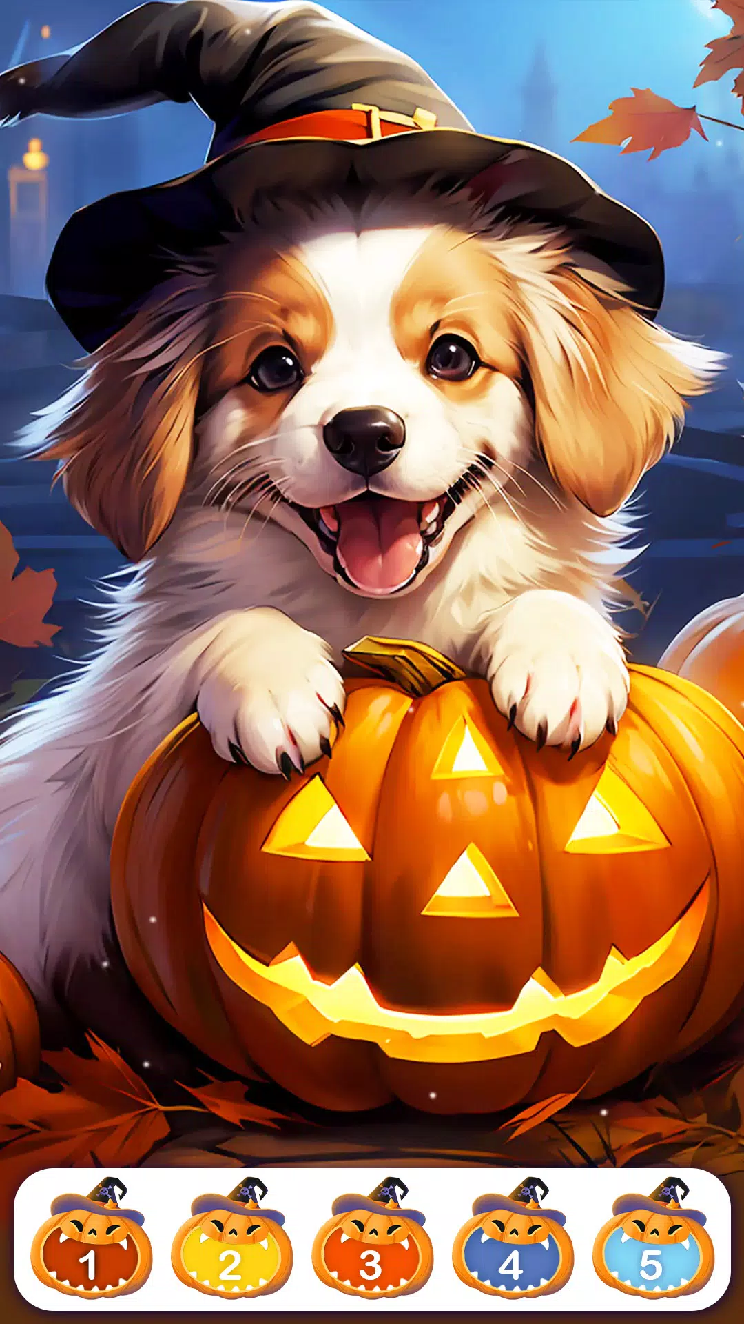 Halloween Trick or Treat Color Tangkapan skrin 3