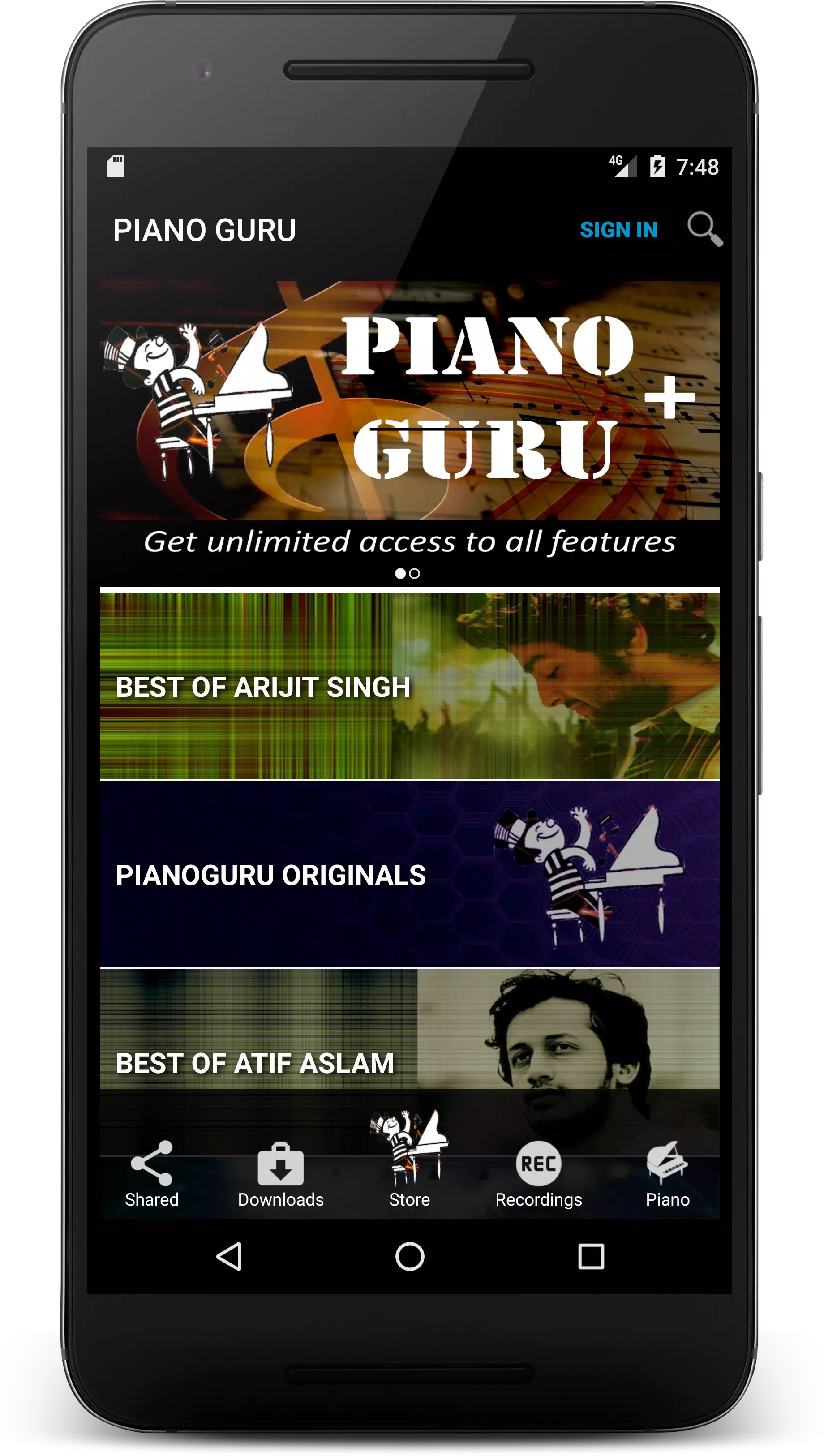 PianoGuru : Learn Indian Songs スクリーンショット 2