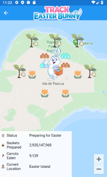 The Easter Bunny Tracker Ảnh chụp màn hình 2