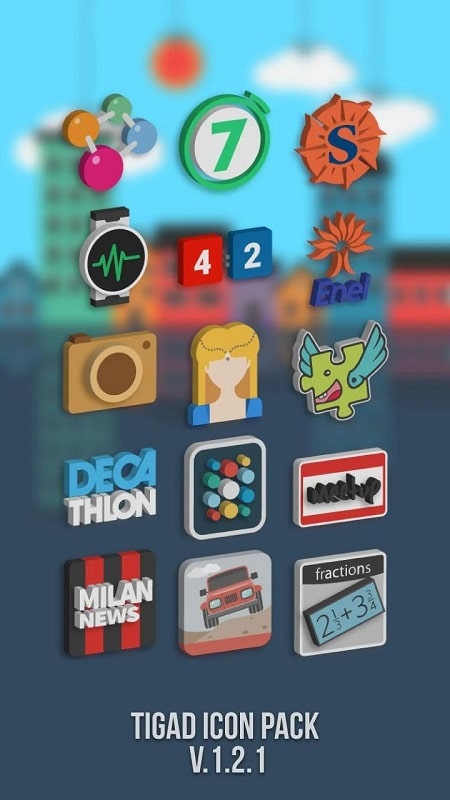 Tigad Pro Icon Pack Capture d'écran 1