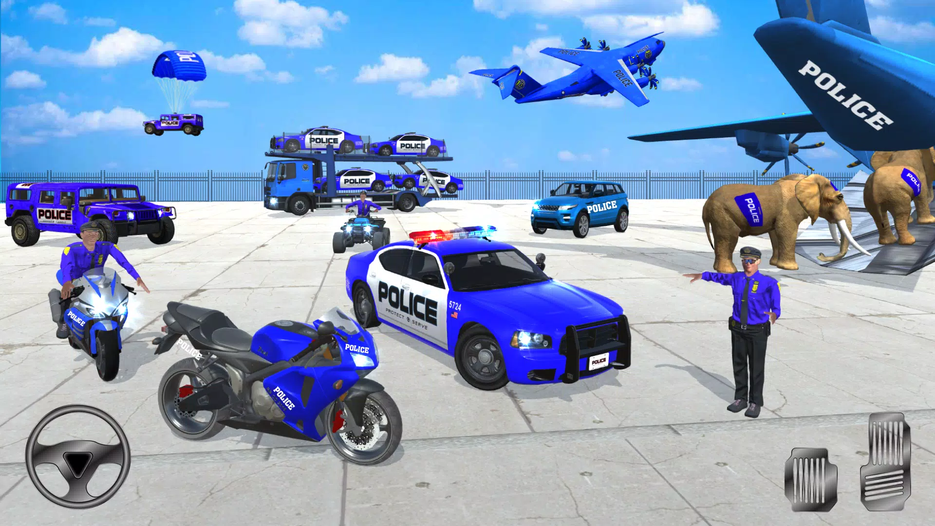 Crazy Car Transport Truck Game Schermafbeelding 2