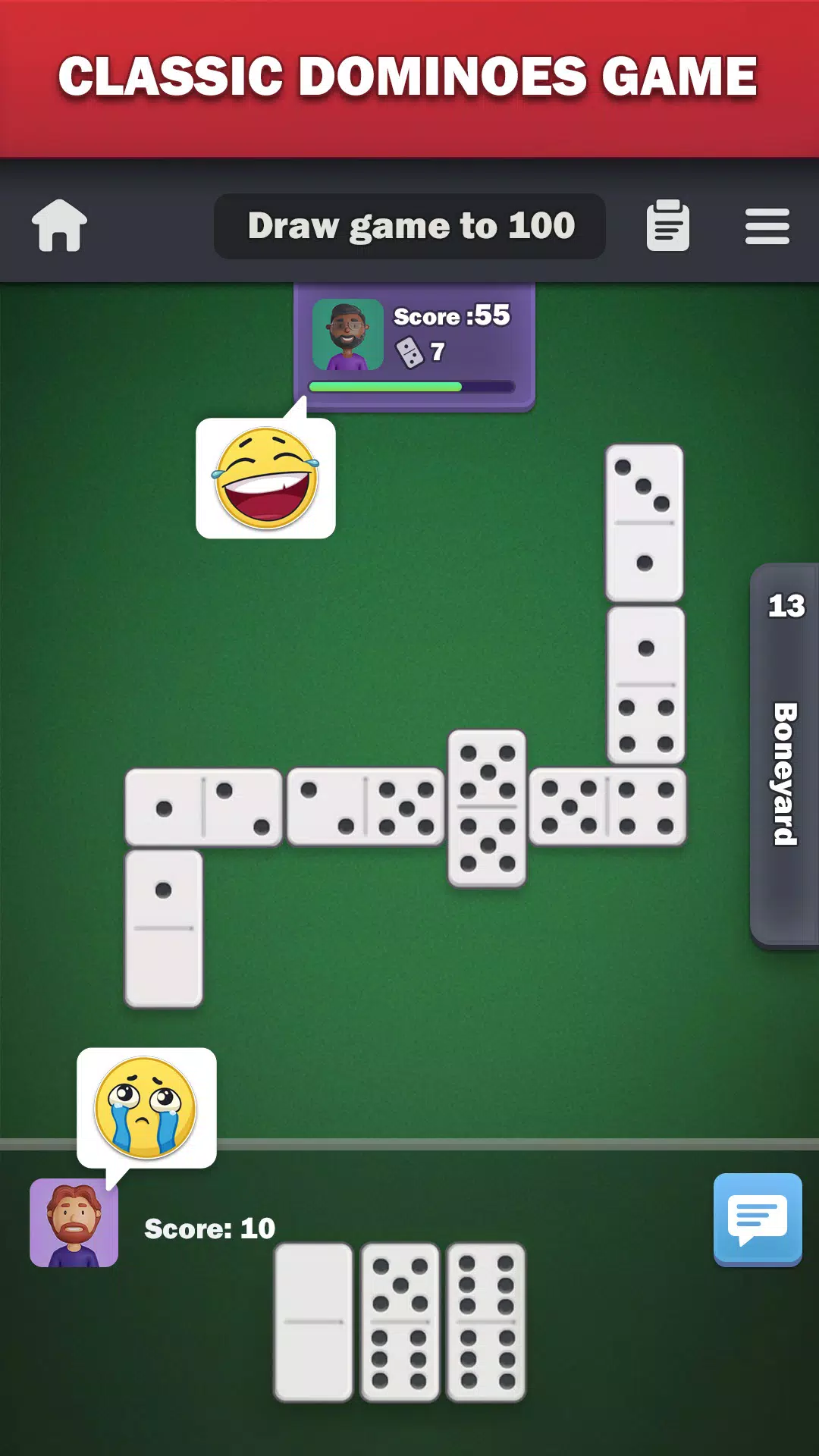 Dominoes online - play Domino! Tangkapan skrin 1