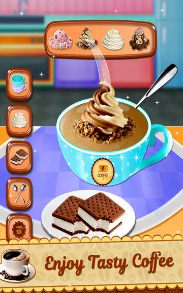 My Cafe - Coffee Maker Game ဖန်သားပြင်ဓာတ်ပုံ 4