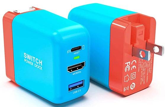 “在便携式Nintendo Switch Dock充电器上节省50％”