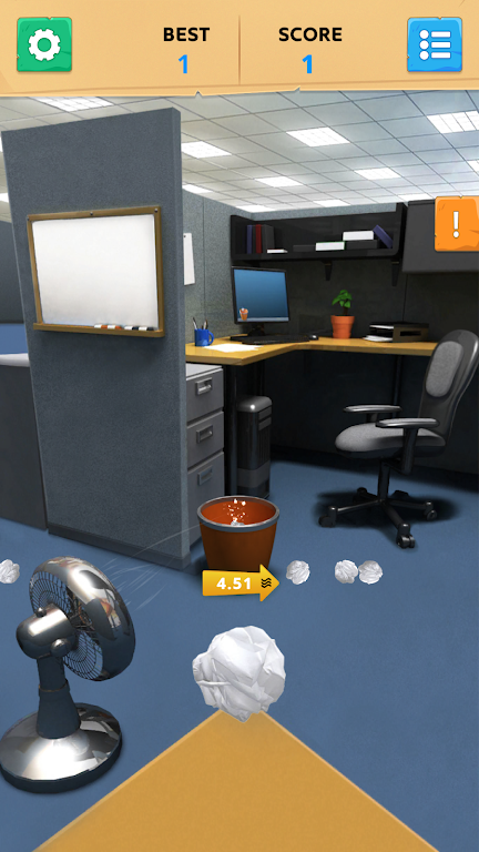 Paper Toss Office - Jerk Boss Screenshot 2