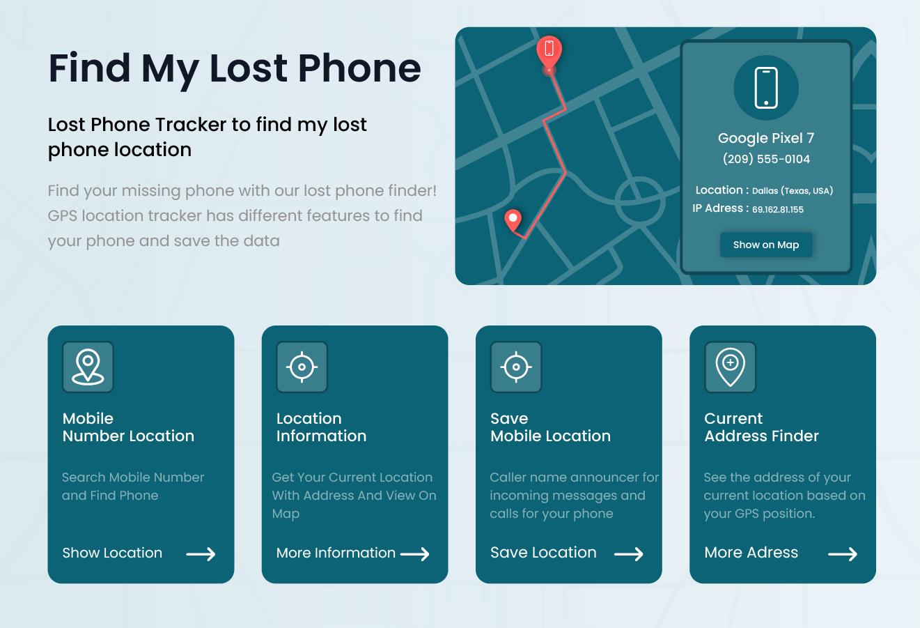 Find Lost Phone ภาพหน้าจอ 1