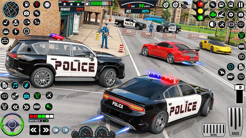 US Police Car Parking - King Captura de tela 2