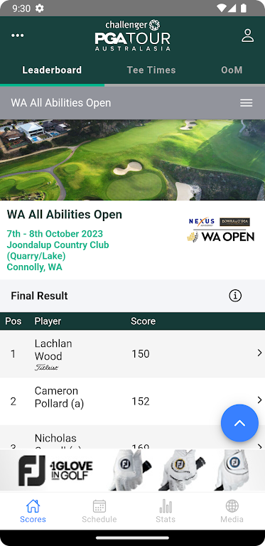PGA Tour of Australasia應用截圖第1張