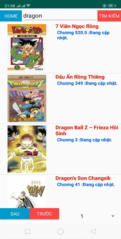 Truyen tranh online 3.0 Captura de pantalla 4