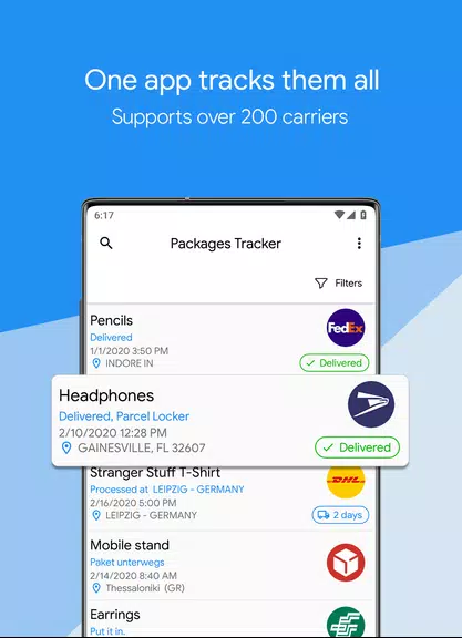 Packages Tracker Ekran Görüntüsü 1