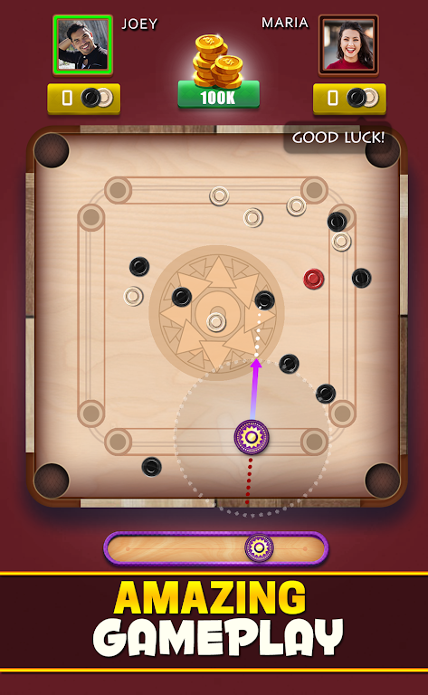 Carrom Master: Board Disc Pool应用截图第1张