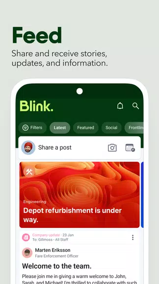 Schermata Blink - The Frontline App 3