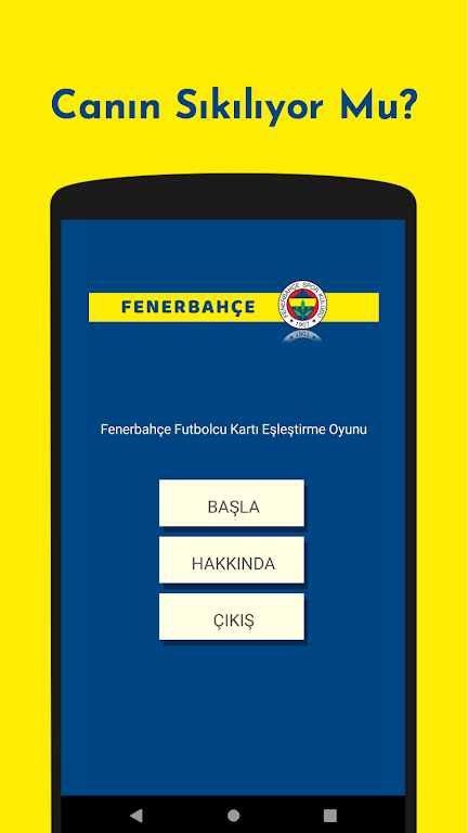 Fenerbahçe Futbolcu Kart Eşleştirme Oyunu Ảnh chụp màn hình 1