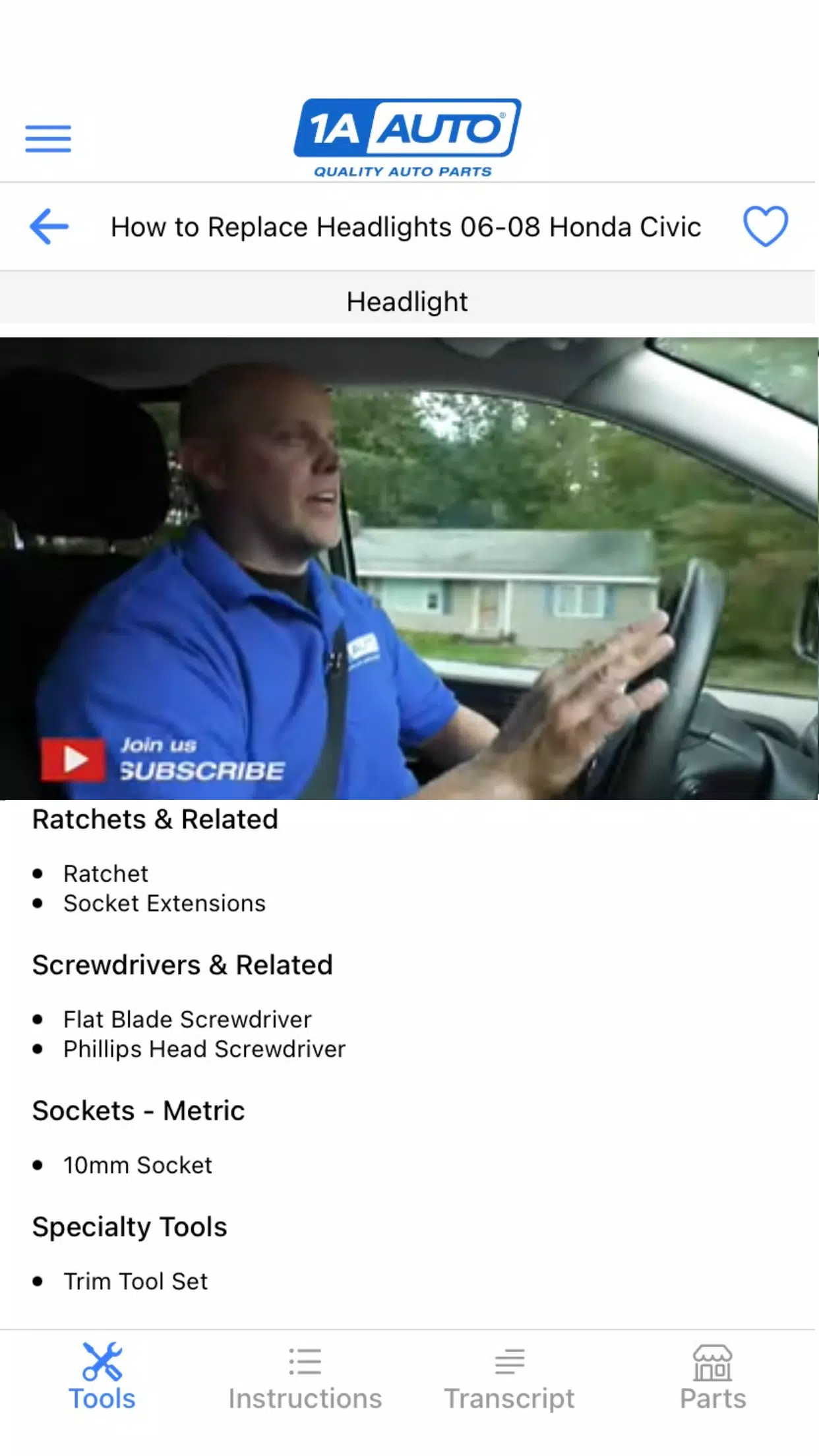 1A Auto Screenshot 3