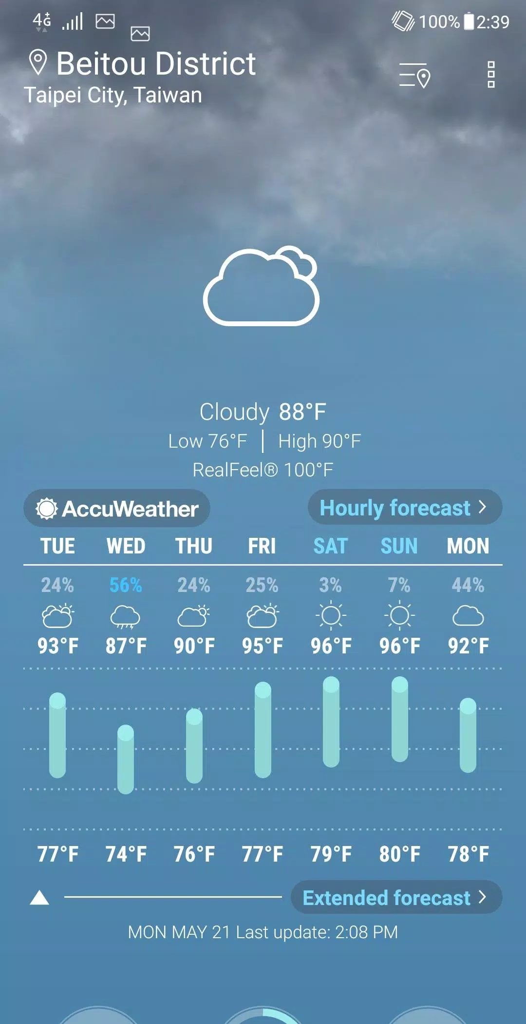ASUS Weather ภาพหน้าจอ 1