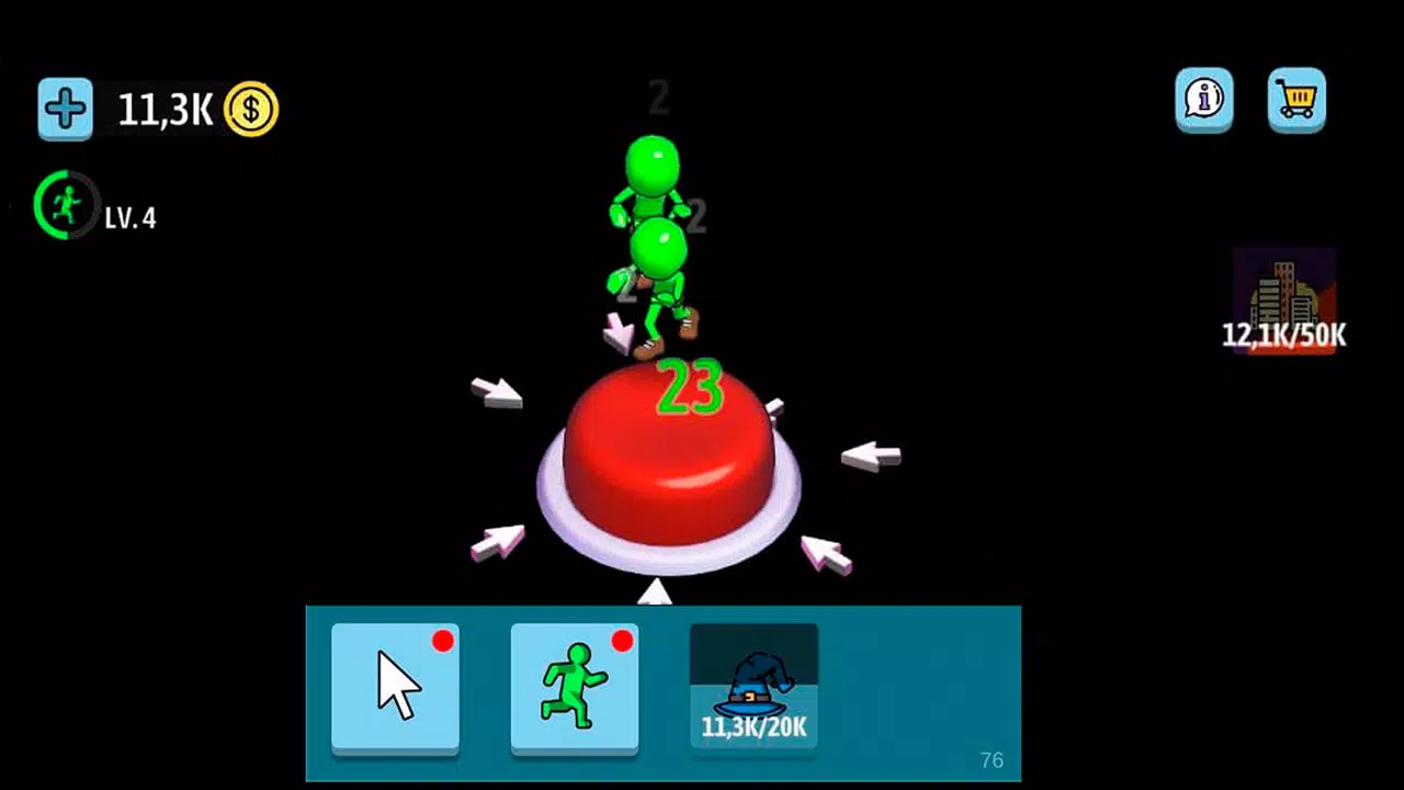 Schermata Green button: Авто кликер игра 2