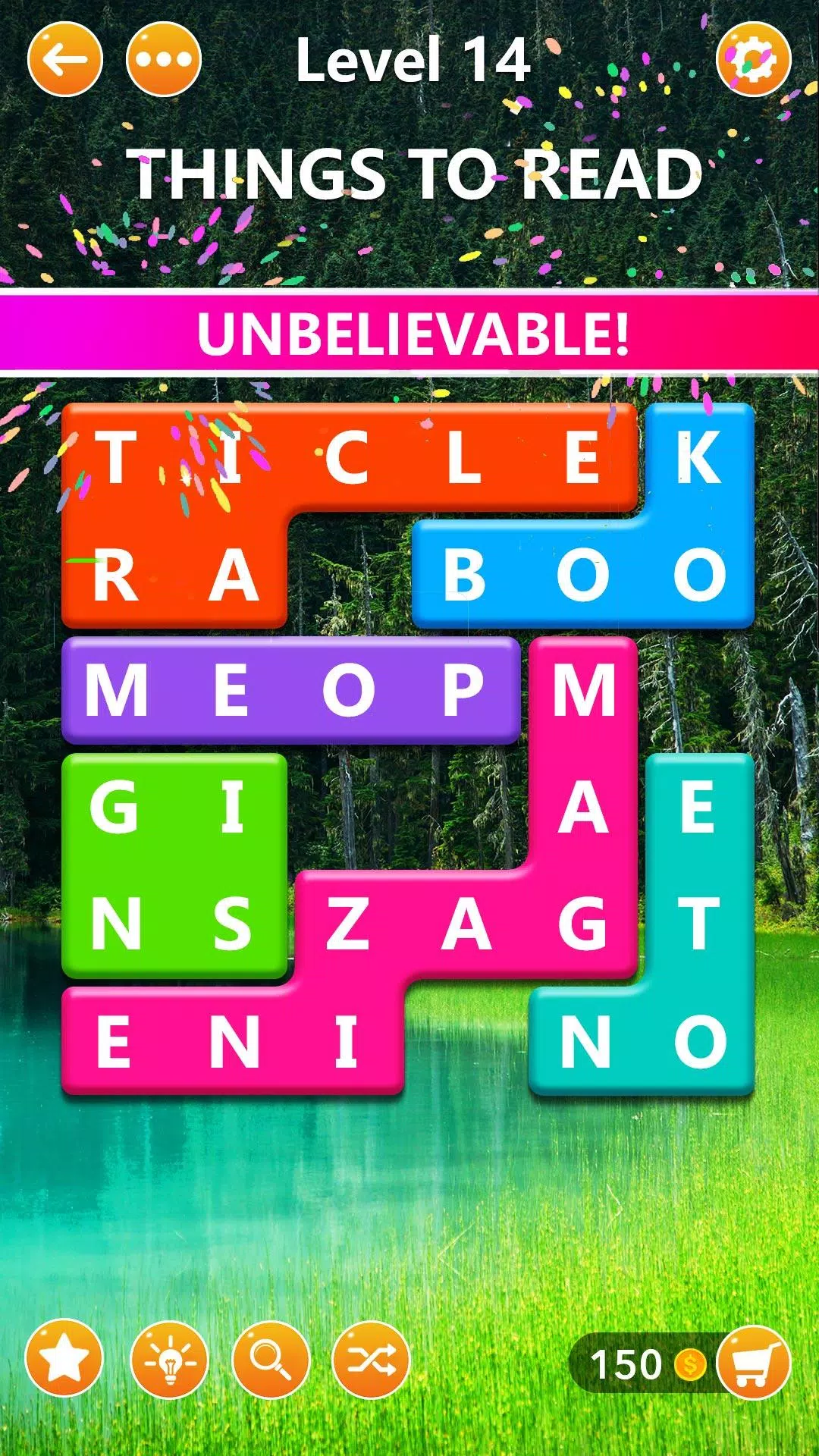 Word Blocks Puzzle - Word Game Screenshot 2