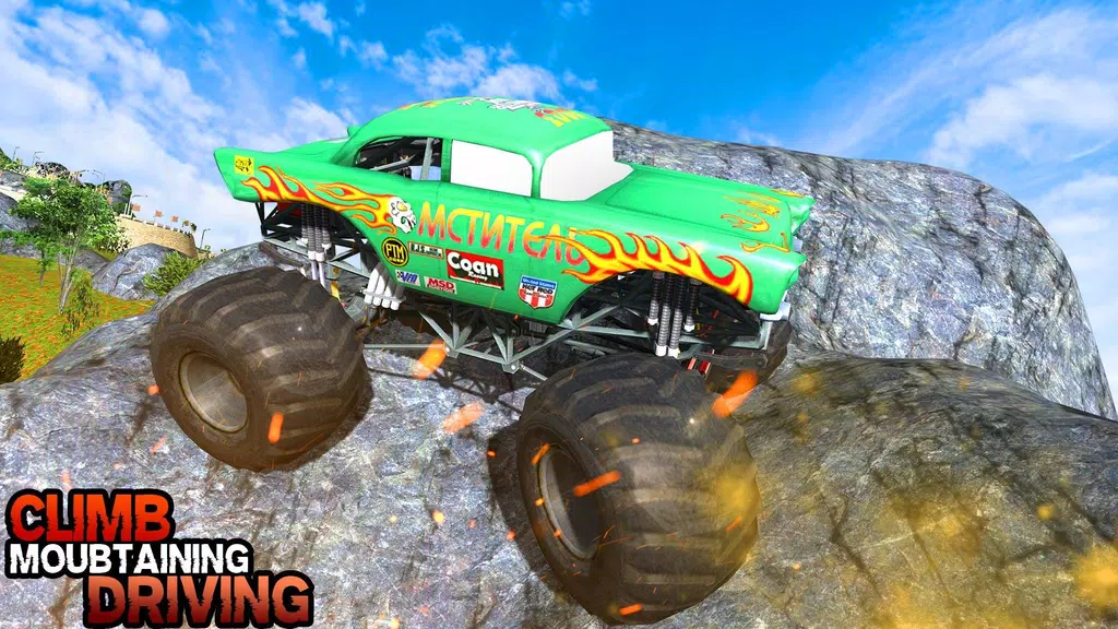 Pickup Truck Hill Climb Racing 스크린샷 4