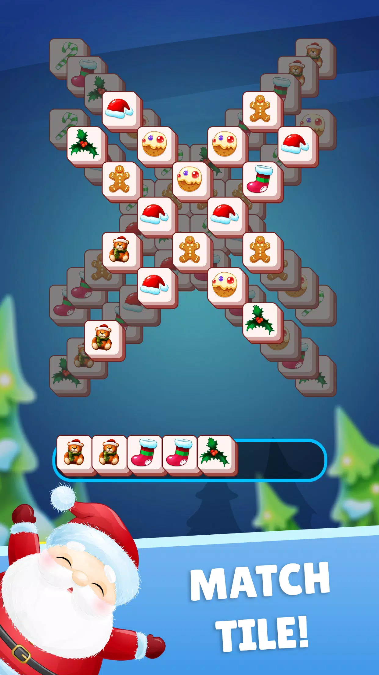 Christmas Mahjong 스크린샷 1