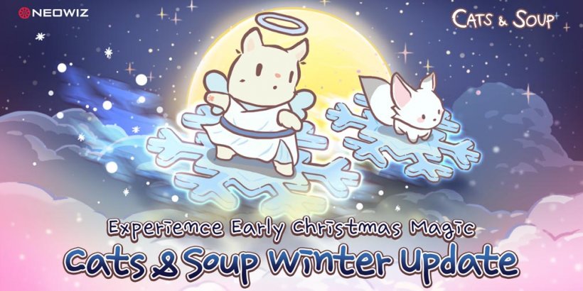 Cats & Soup は、新しい施設と猫の友達を含むピンク クリスマス アップデートをリリースしました