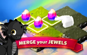 Merge Jewels: Gems Merger Game Ảnh chụp màn hình 1