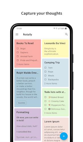 Notally - Minimalist Notes Screenshot 1