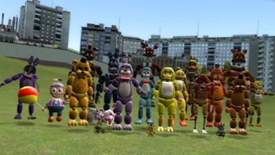 Nextbots In Playground mod Captura de tela 1