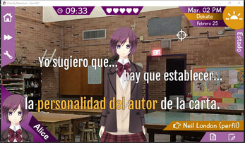 Club de Detectives - Caso 01 (novela visual) Screenshot 2