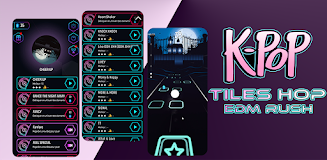 Tiles Hop: KPOP EDM Rush Captura de tela 2