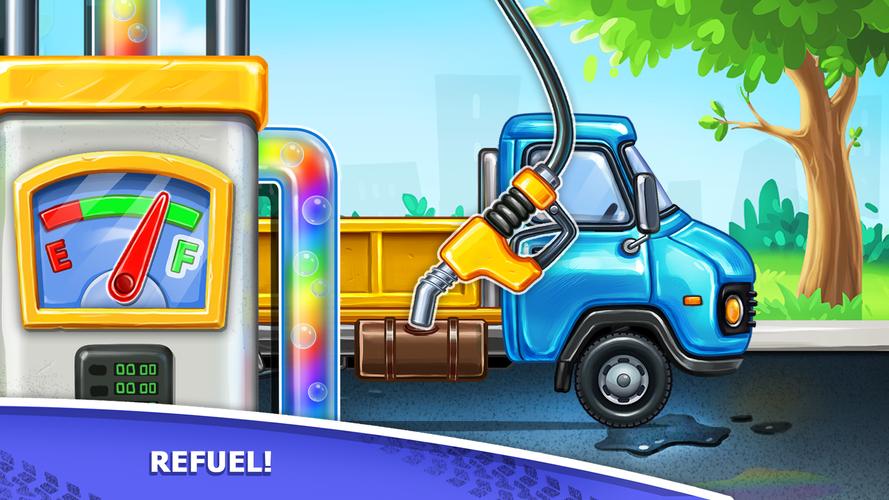 Kids truck games Build a house Captura de pantalla 3