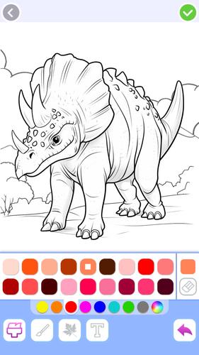 Dino Coloring Capture d'écran 1