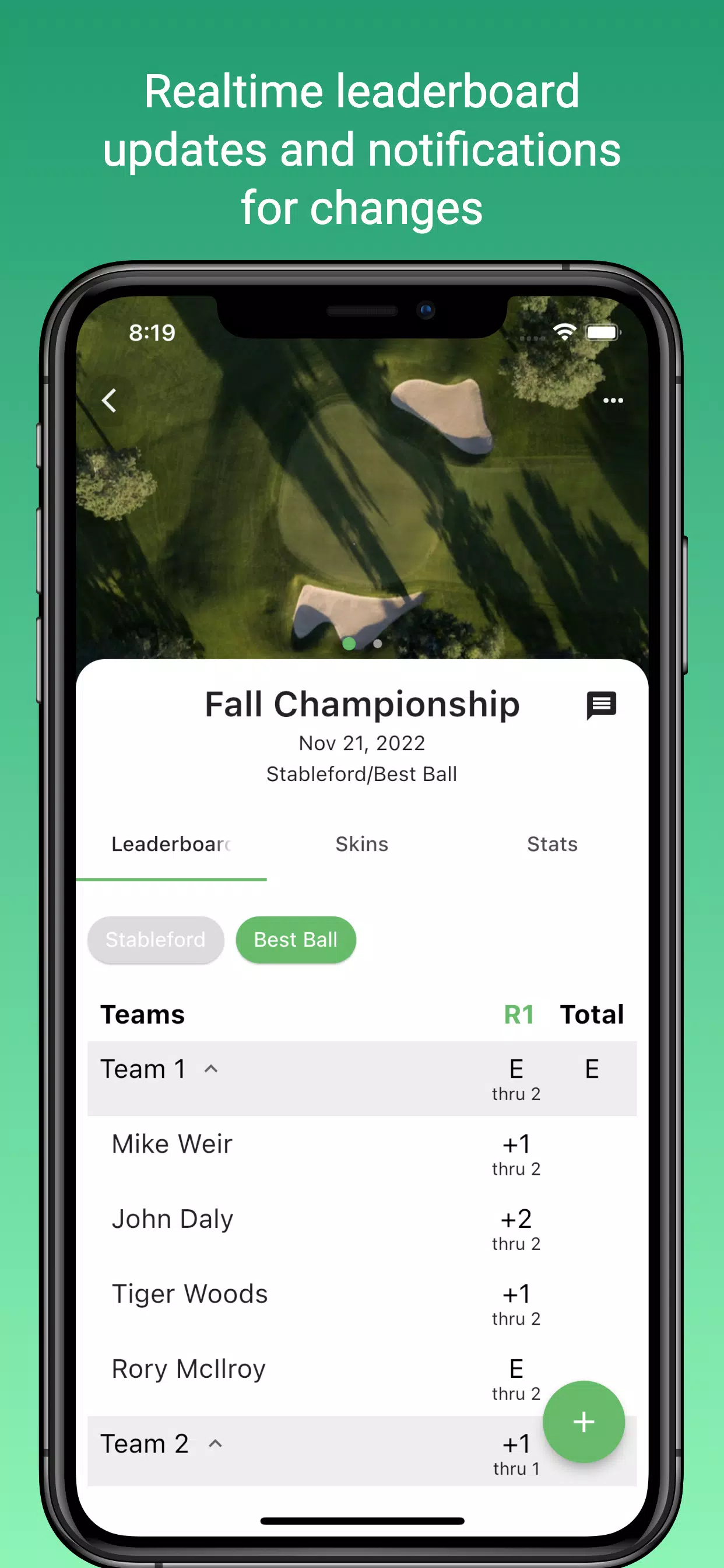 Squabbit - Golf Tournament App Captura de pantalla 3