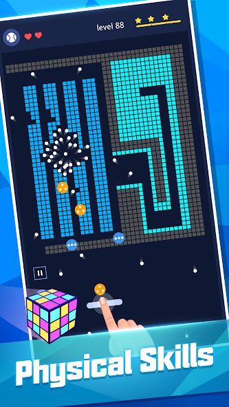 Break Bricks - Bricks Breaker Mod स्क्रीनशॉट 3