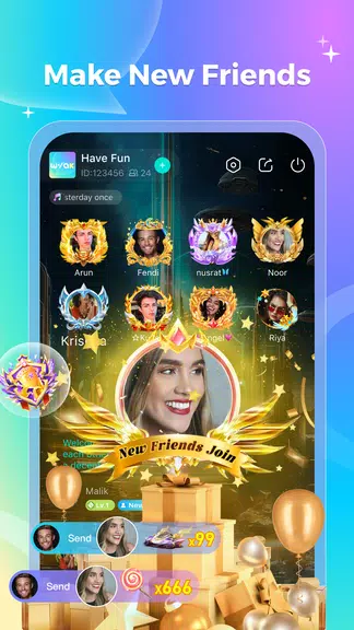Wyak-Voice Chat&Meet Friends स्क्रीनशॉट 2