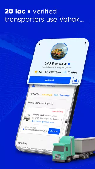 Vahak: Book Online Truck, Load Screenshot 2