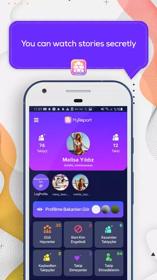 MyReport: View Hidden Accounts 스크린샷 2
