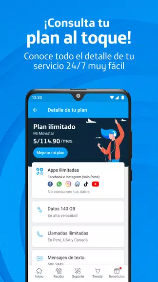 Mi Movistar Perú स्क्रीनशॉट 3