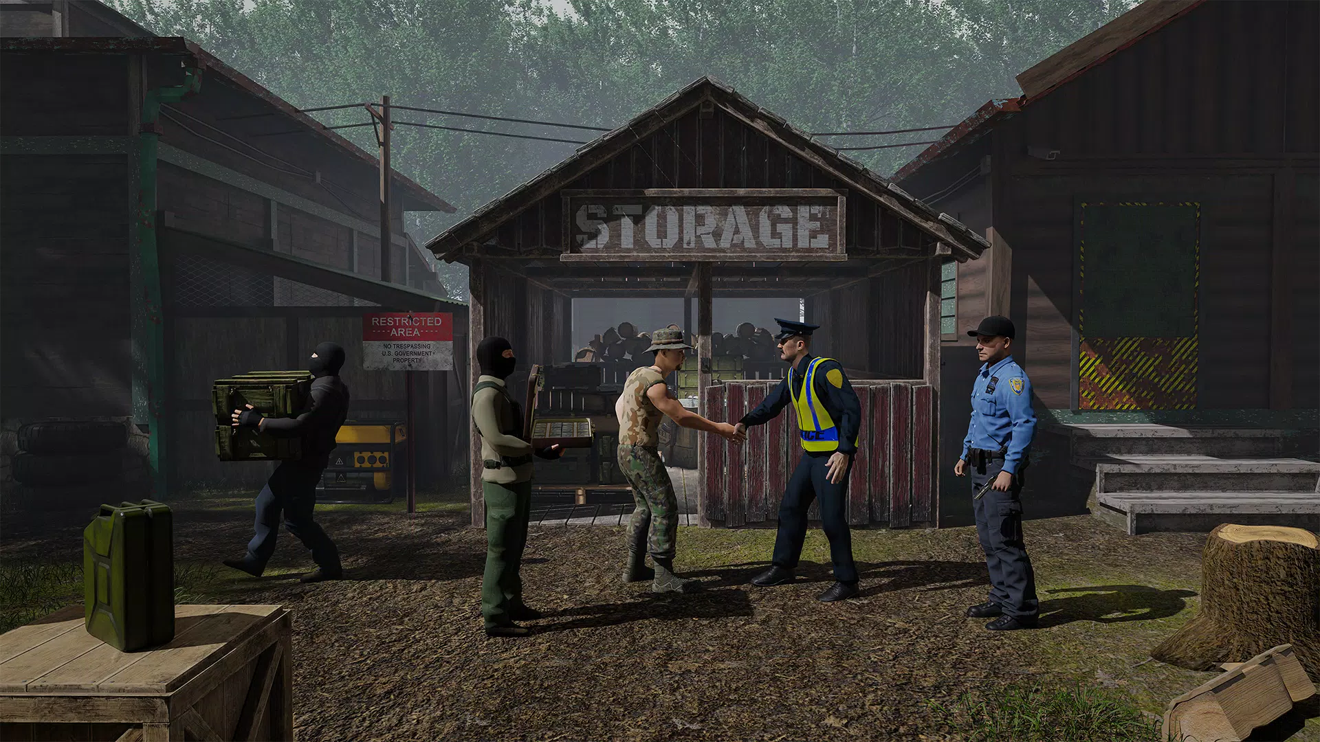 Border Patrol Police Game Ảnh chụp màn hình 4